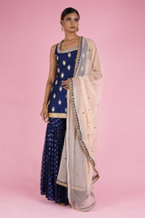 Mirror And Thread Work Gharara Set2469 video